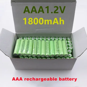 100% висококачествена и оригинална акумулаторна батерия AAA 1800 MAH 1.2 V AAA 1800 MAH NiMH акумулаторна батерия 1.2 V 3A
