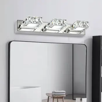 3 led лампа за огледало в банята Модерен лампа за тоалетка маса за баня, Тоалетен Предното огледало, стенен лампа за грим