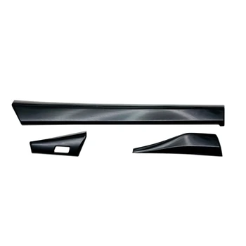 3 бр., Автомобили Лъскава Черна Централна конзола, Декоративни панел на таблото за Honda HRV HR-V Vezel 2021 2022 RHD