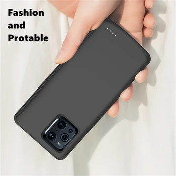 6800mAh Smart Power Case За OPPO Find X3 Pro Калъф За Зарядното устройство Extrenal Charging Power Bank Калъф за OPPO Find X3 Capa
