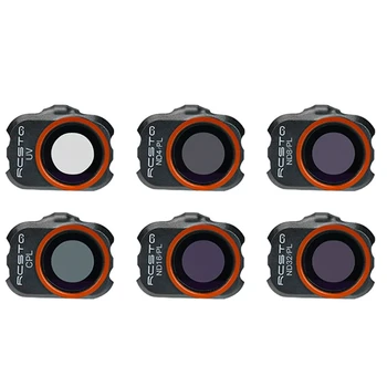 6x Защитен Филтър за обектив на камерата DJI-Mavic MINI 1/2/SE UV CPL 4/8/16/32 F19A