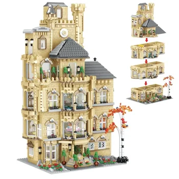 City Street View Creative Expert Toy House Emporium Модел Mini Micro Building Blocks Модулен миниатюрен MOC Комплект играчки за Възрастни