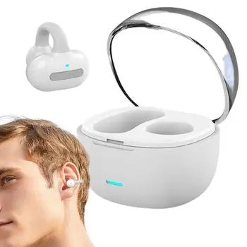 Earclip Wireless Син Зъб Водоустойчив безжични слушалки със скоба за ухото, Шумоподавляющая слушалки с отворен ухото, 10 часа възпроизвеждане на над ухото