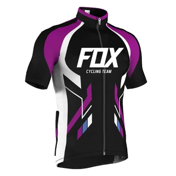 Fox Cycling Team Maglia Ciclismo Uomo Estiva Мъжете Каране На Велосипеди Облекло За Фитнес Състезания Спускане Camiseta МТБ Ендуро Hombre