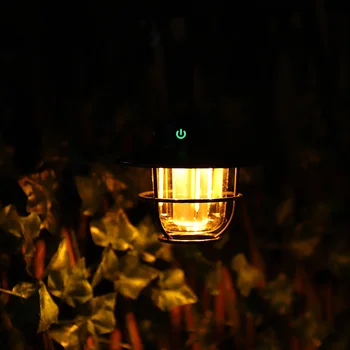 Led Преносима лампа IPX4, Водоустойчив Подвесная лампа Type-C лампа за зареждане, Бесступенчатое Затъмнение, Окачен дифузната светлина за Риболов, барбекю