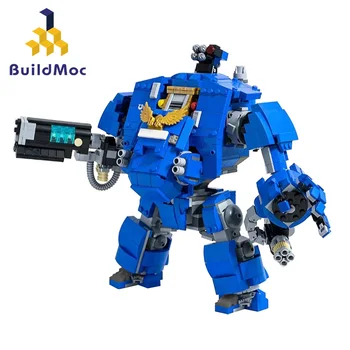 MOC-29535 Игра робот Primaris Redemptor Високотехнологични строителни блокове Dreadnought 40K САМ Колата Оръжие Тухлени играчки за деца