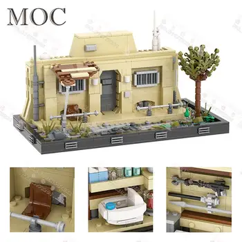 MOC2173 Къщата на Главния герой Строителни Блокове Межзвездный Филм Хижа С Фигура на Модел DIY Монтаж на Тухли Играчки За Деца, Подарък