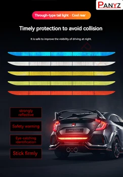 Автомобилна светоотражающая предупредителен задна защитна капачка, етикет, за да се предпази от сблъсъци, Предупредителен стикер за предотвратяване на сблъсъци, аксесоари