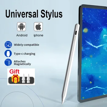 Активен стилус, Универсален капацитивен молив със сензорен екран за таблети с IOS и Android, мобилни телефони, Писане Фигура за iphone x xr