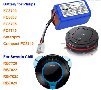 Батерия OrangeYu 1400 ма за Philips FC8603, FC8700, FC8705, FC8710, Smartpro, за SEVERIN CHILL RB7022, RB7025, RB-7025, RB7720