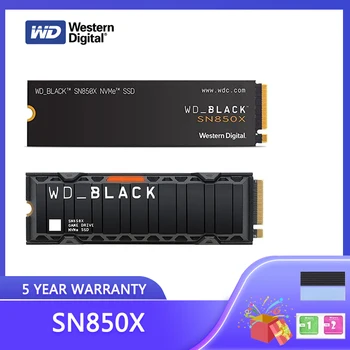 Вграден слот твърд диск WD BLACK SN850X/SN850XRGB 1 TB И 2 TB, 4 TB NVMe с радиатор за използване с Playstation 5 Gen4 PCIe M. 2 2280