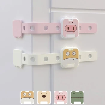 Детски ключалки на чекмеджета Заключване на кабинета Защита от деца Пластмасова Ключалка за безопасност за деца Заключване на хладилник