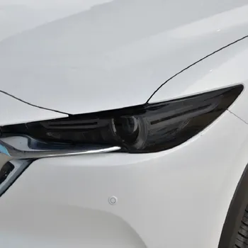 Защитно Фолио За автомобилни Фарове Опушен-Черен Прозрачен Стикер От TPU За Mazda CX5 KF 2018 2019 2020 KE 2012-On Аксесоари