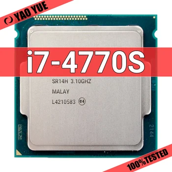 Използван четириядрен восьмипоточный процесор i7-4770S i7 4770S 3,1 Ghz, 65 W 8 М LGA 1150