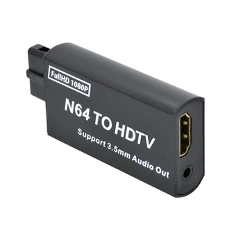 Конвертор, който е съвместим с игрова конзола N64 в HDMI, Щепсела и да играе За SNES/NGC/SFC, HDMI-съвместим адаптер с аудиовыходом 3,5 мм