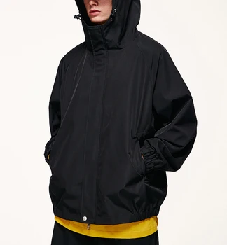 Корейски Стилни мъжки якета и палта за зимата, однотонная водоустойчив ветровка, Свободна Градинска дрехи, Модерна марка дрехи C5305