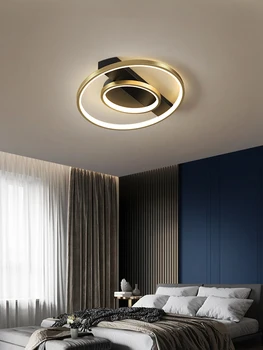 Лампа за спални, led тавана лампа в скандинавски стил, модерен минималистичен и с лампа за малка всекидневна, битова лампа