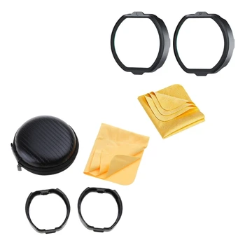 Лека дограма, пръстени за предпазване на обектива от надраскване за очила PS VR2, защитава от нечистотии, рамки с чанта за съхранение, подмяна на чиста кърпа