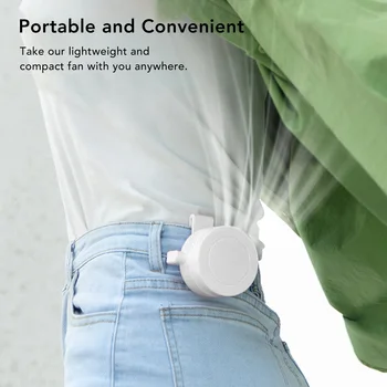 Мини-Битумен фен Мощен Вятърна USB батерията с ниски Нива на Шум, за многократна употреба батерия с капацитет 900 mah, Преносим Охлаждащ Вентилатор за лятото