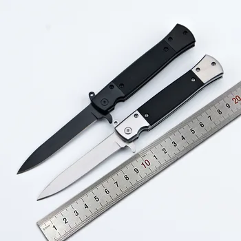 Нов сгъваем нож с острие, Тактически Ножове, спасителна нож за оцеляване, Стомана с дръжка G10, походный ловен нож