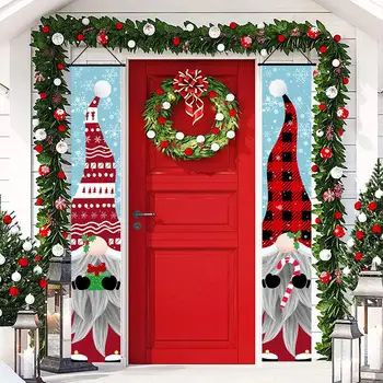 Нова Година 2024 Лешникотрошачката Войници Банер Весела Коледа Украсата На Дома Врата Завесата Двустишие Верандата Окачен Украшение Коледен Декор