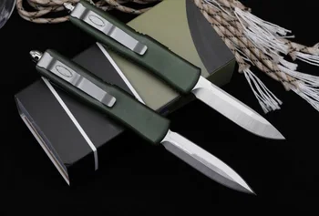 Нож Micro OTF Tech Серия UT85 7CR17 Стоманен нож Дръжката е от алуминиева сплав Джобен нож за самозащита на открито