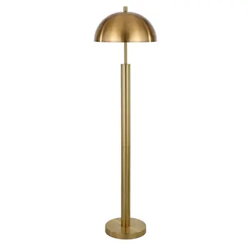 Под лампа Mid-Century in 1-Light с регулируема височина, златни