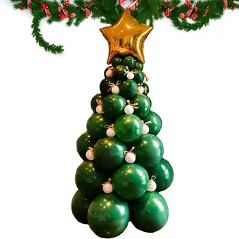 Празничното дърво топки за Коледна елха топка венец засводени комплект Празнична звезда балон венец засводени комплект снимка подпори за 