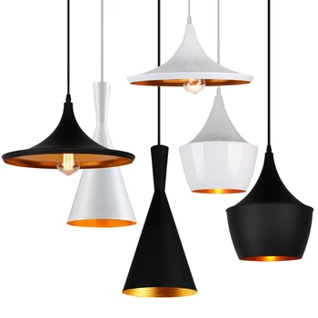 Промишлен ретро окачен лампа E27, модерен окачен лампа в скандинавски стил, лампа за дома всекидневна, Таван полилей