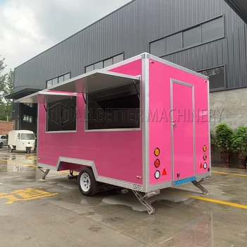 Разрешение за продажба на мобилни хранителни ремаркета Allbetter Концесия Употребявани Хранителни камиони Пътуващ Уличен търговец трейлър за палачинки