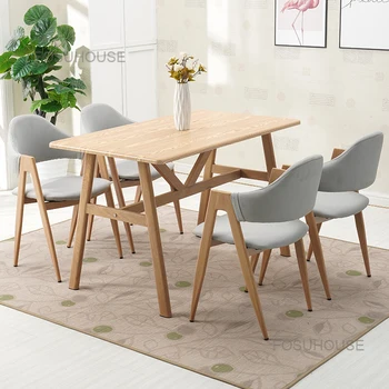 Скандинавските трапезни столове Модерни Кухненски Мебели стол за грим в спалнята домакински Стол за трапезария Компютърен стол С облегалка