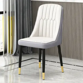 Трапезни столове в скандинавски стил, Персонализирани Уникални Кухненски кът, столове, Модерни подови мебели за кухня HY