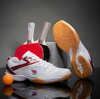 Удобен професионален тенис на маса мъжки обувки и бадминтон, тенис обучение на спортни обувки, спортни обувки, маратонки за мъже