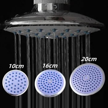Универсална баня спа душ корона ръчно горния накрайник за пестене на вода под налягане дъжд душ глава за баня резервни части 