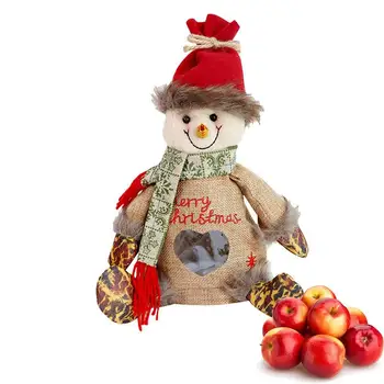 Чанти за кукли с коледни подаръци, Коледни подаръци пакети, Коледна чанта за съхранение Създайте Коледно настроение Благодарение на дизайна с цип голям капацитет