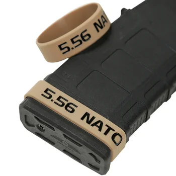 6 бр./опаковане. Standalone, маркировъчна лента за магазин 5,56 Nato 300 Blackout 7,62x35 мм, standalone, маркировъчна дъвка за магазин, Боядисана, Високо качество