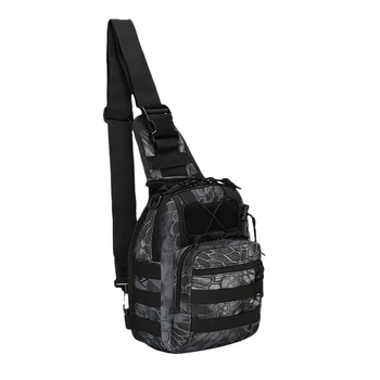 Прашка-пакет Molle Отличителни чанта през рамо 600D Найлон Открит в гърдите пакет през рамо