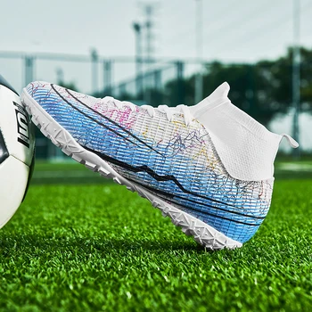 Футболни обувки премиум-клас, с ергономичен дизайн, футболни обувки удобен за кацане, маратонки за футзала, здрави футболни обувки за обществото на едро за препродажба
